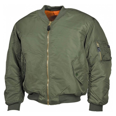 Bunda MFH® Flight Jacket MA1 “Bomber“ – Olive Green