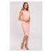 Made Of Emotion Dress M667 Powder Pink