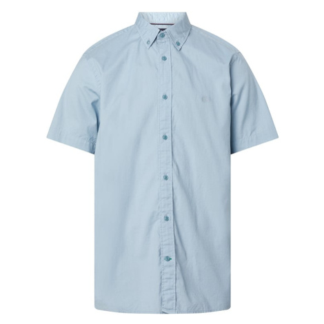 Tommy Hilfiger Košeľa - NATURAL SOFT POPLIN RF SHIRT S/S modrá