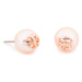 Tory Burch Náušnice Crystal Pearl Stud Earring 11165514 Zlatá