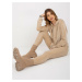 BÉŽOVÁ VELÚROVÁ BASIC SÚPRAVA -RV-KMPL-6087-2.70-BEIGE