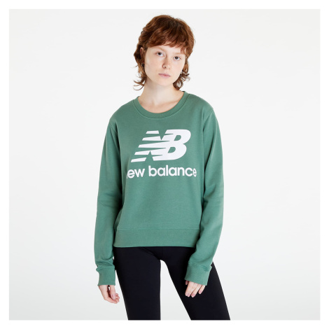 Mikina New Balance Essentials Crew Green