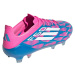 Pánske futbalové kopačky outdoorové ADIDAS F50 Elite M FG solar blue cloud white solar pink