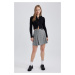 DEFACTO Cool Pleat Plaid Mini Skirt