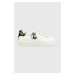 Kožené tenisky Karl Lagerfeld x Disney biela farba, KL96223D
