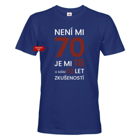Panske tričko k 70 narodeninám