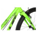 Juniorský horský bicykel AMULET 24 Tomcat, green fluo matt black shiny