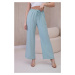 Viscose wide trousers dark mint