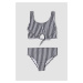 DEFACTO Girl's Striped Bikini Set