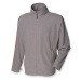 Henbury Pánska fleecová mikina H850 Heather Grey