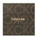 Calvin Klein Kabelka Ck Must Shopper Md Mono K60K610923 Hnedá