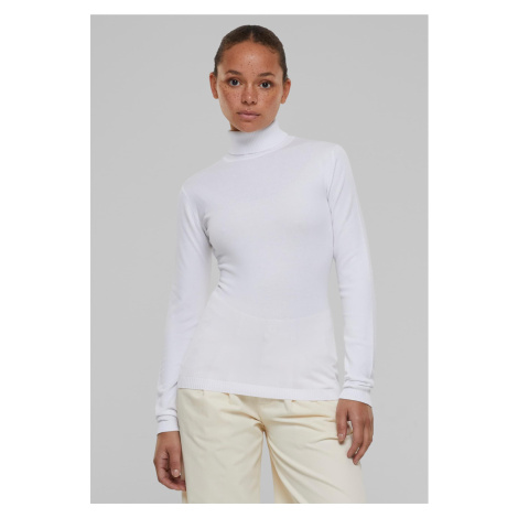 Women's knitted turtleneck white Urban Classics