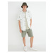 Koton Gabardine Bermuda Shorts Pocket Detailed Buttoned Cotton