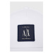 Bavlnená šiltovka Armani Exchange biela farba, s nášivkou, 954219 CC812