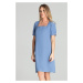 Modré šaty M704