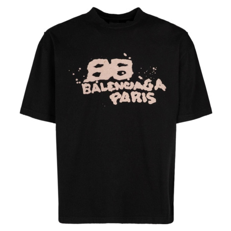 BALENCIAGA Artwork Black tričko