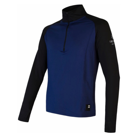 Men's sweatshirt Sensor Coolmax Thermo zipper blue/black