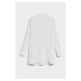 Košeľa Karl Lagerfeld Pleated Back Tunic Shirt White