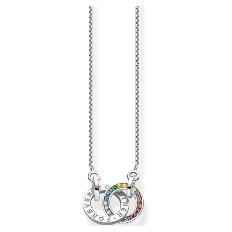 Thomas Sabo KE1488-318-7 Ladies Necklace - Together Rainbow