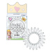 Detská špirálová gumička do vlasov Invisibobble Kids Princess Sparkle - číra s trblietkami, 3 ks