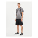 Converse Tričko M Loose Fit Striped Tee 10027159-A01 Čierna Loose Fit