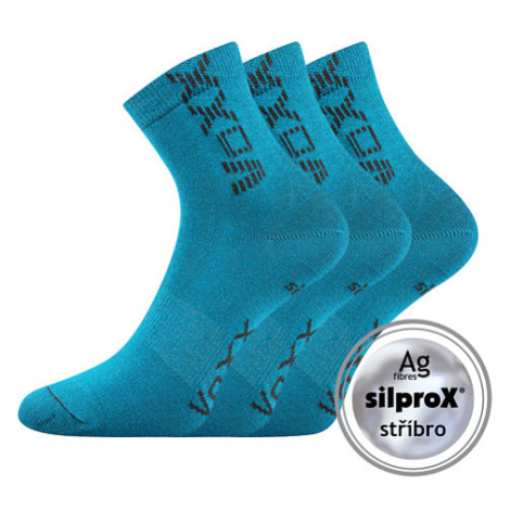 VOXX Adventurik ponožky tmavé tyrkysové 3 páry 116716