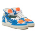 Off-White Sneakersy OMIA065S22LEA0040140 Modrá