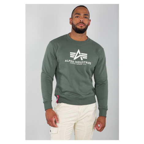 Alpha Industries - Basic Sweater - Vintage Green