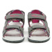 Wojtylko 3S40721 šedo ružové dievčenské sandálky