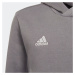 ADIDAS PERFORMANCE Športová mikina 'Entrada 22 Sweat'  sivá melírovaná / biela