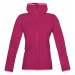 Rock Experience Solstice 2.0 Hoodie Softshell Woman Cherries Jubilee/Super Pink Outdoorová bunda