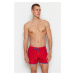 Trendyol Men's Red Men's Short Triangle Swimwear Marine Shorts