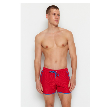 Trendyol Men's Red Men's Short Triangle Swimwear Marine Shorts