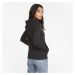 Puma mikina Ess Embroidery Hoodie Tr black