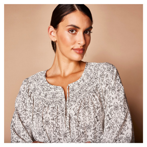 Tunika so širokými 3/4 rukávmi a potlačou Blancheporte