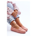 Women's Suede Moccasins Light Pink Lenvie