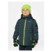 Loap FULMOS Chlapčenská lyžiarska bunda, tmavo zelená, veľkosť