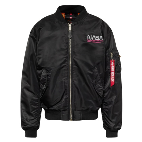 ALPHA INDUSTRIES Prechodná bunda 'NASA Skylab'  zlatá žltá / ružová / čierna / biela