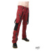 nohavice gotický BLACK PISTOL Punk Pants Tartan Red-Green