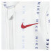 Nike Fastball Footed Coverall Bodysuit Sail - Detské - body Nike - Biele - 56K454-782