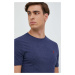 Bavlnené tričko Polo Ralph Lauren pánsky,tmavomodrá farba,jednofarebný,710671438