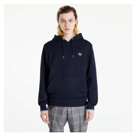 Mikina FRED PERRY Tipped Hooded Sweatshirt Navy