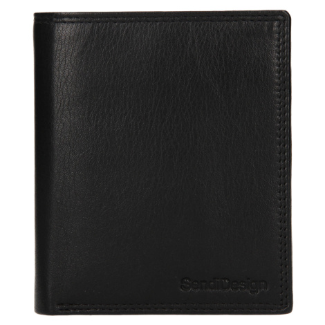 Pánska kožená peňaženka SendiDesign Netter - čierna Sendi Design