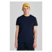 TRIČKO GANT REG MED TONAL SHIELD SS TSHIRT EVENING BLUE