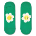 Ponožky Happy Socks Smiley Daisy Liner Sock zelená farba