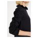 Trendyol Black Sleeve Detailed Stand Collar Dress