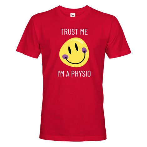 Pánské tričko trust me i´m physio - kvalitní tisk a rychlé dodání