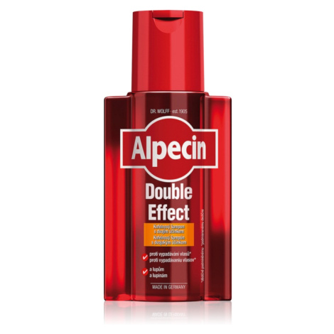 Alpecin Double Effect kofeínový šampón pre mužov proti lupinám a vypadávaniu vlasov