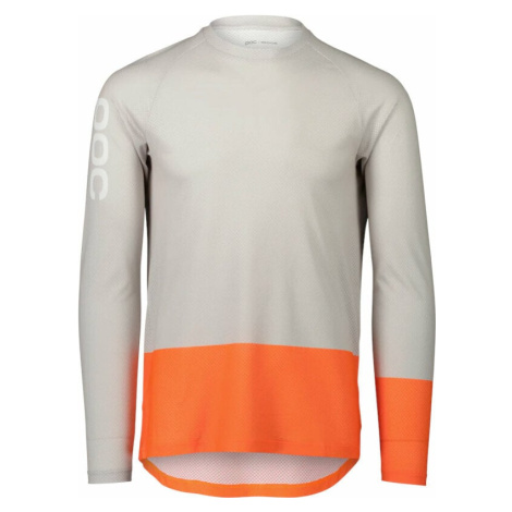 POC MTB Pure LS Dres Granite Grey/Zink Orange