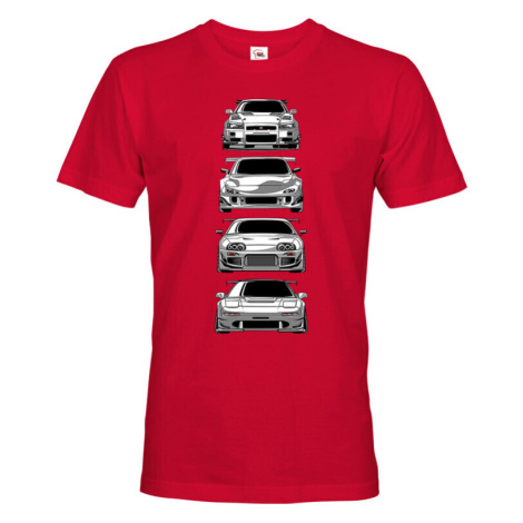 Pánské tričko s potlačou Japonské vozy -  tričko pre milovníkov aut